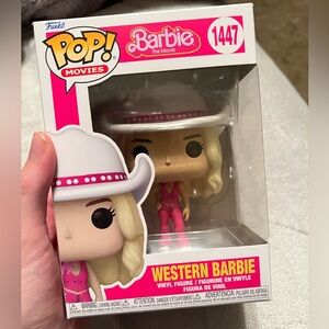 Never opened Western Barbie Funko Pop